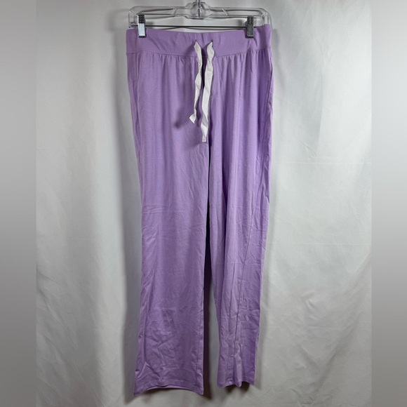 J.Crew Pajama/Lounge Pants with White Drawstring Lavender XS - Picture 1 of 6